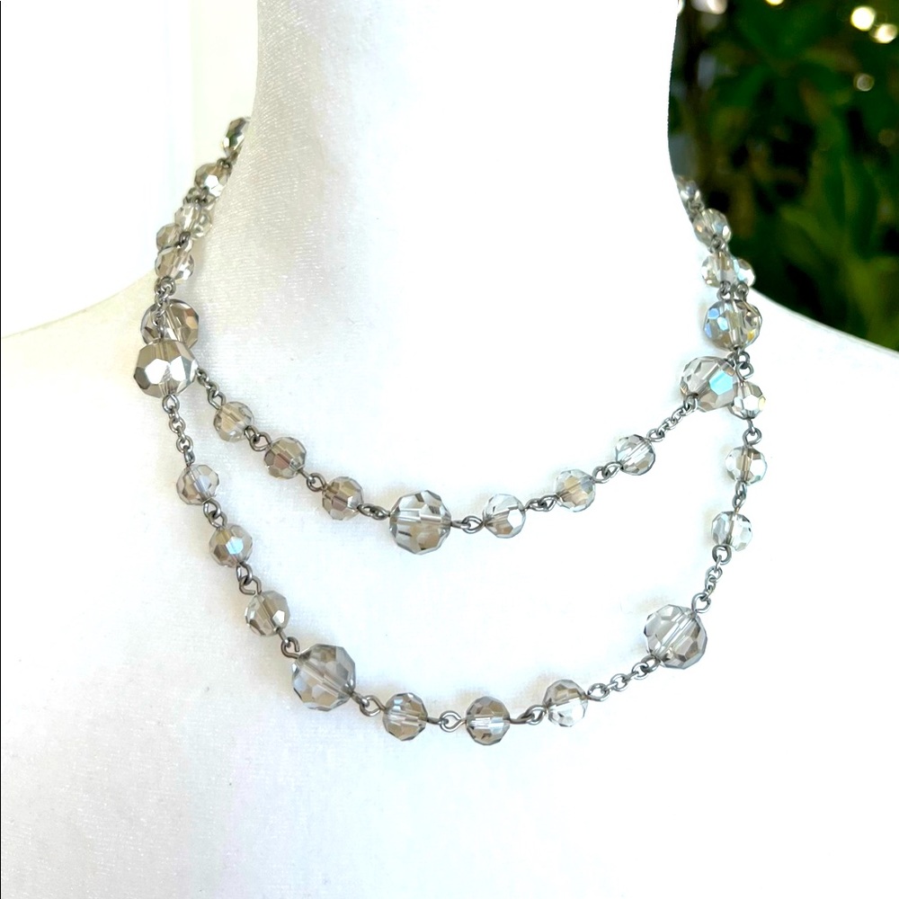 Banana Republic Crystal Beaded Necklace